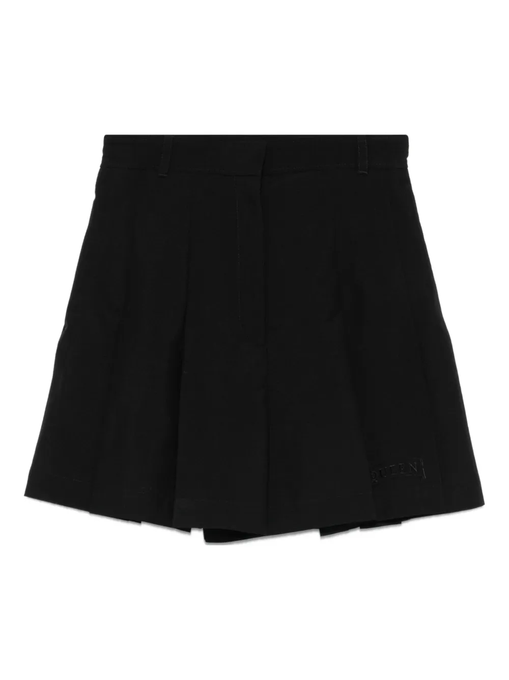 

Плиссированные шорты Alexander McQueen, черный