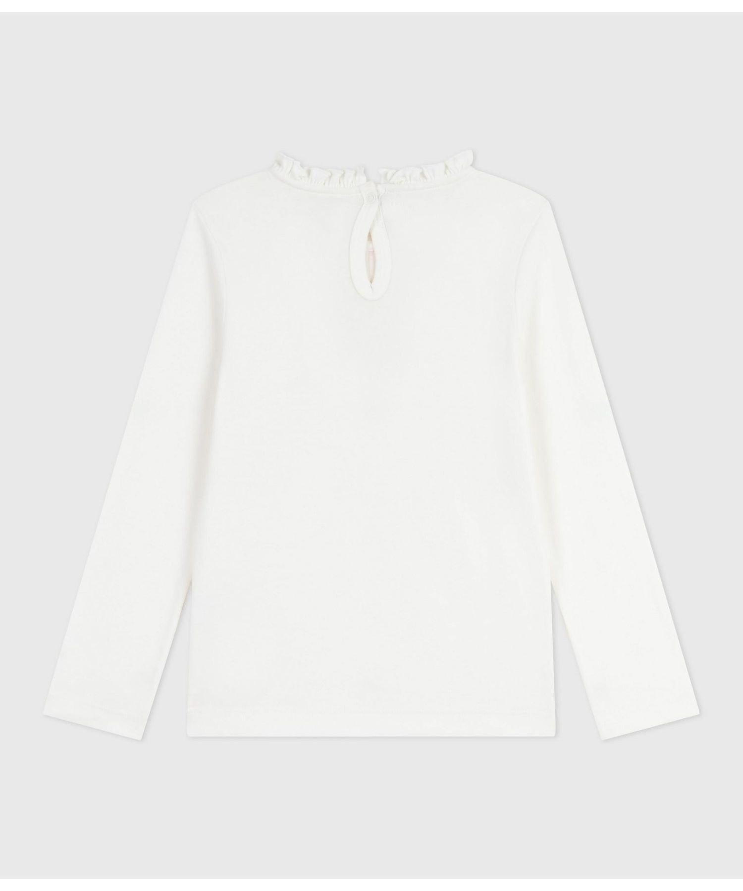 Футболка с длинными рукавами PETIT BATEAU, Off white — фото 2