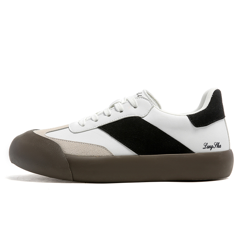 

Lanza Низкие скейтерские кроссовки унисекс бело-черные, цвет White Black