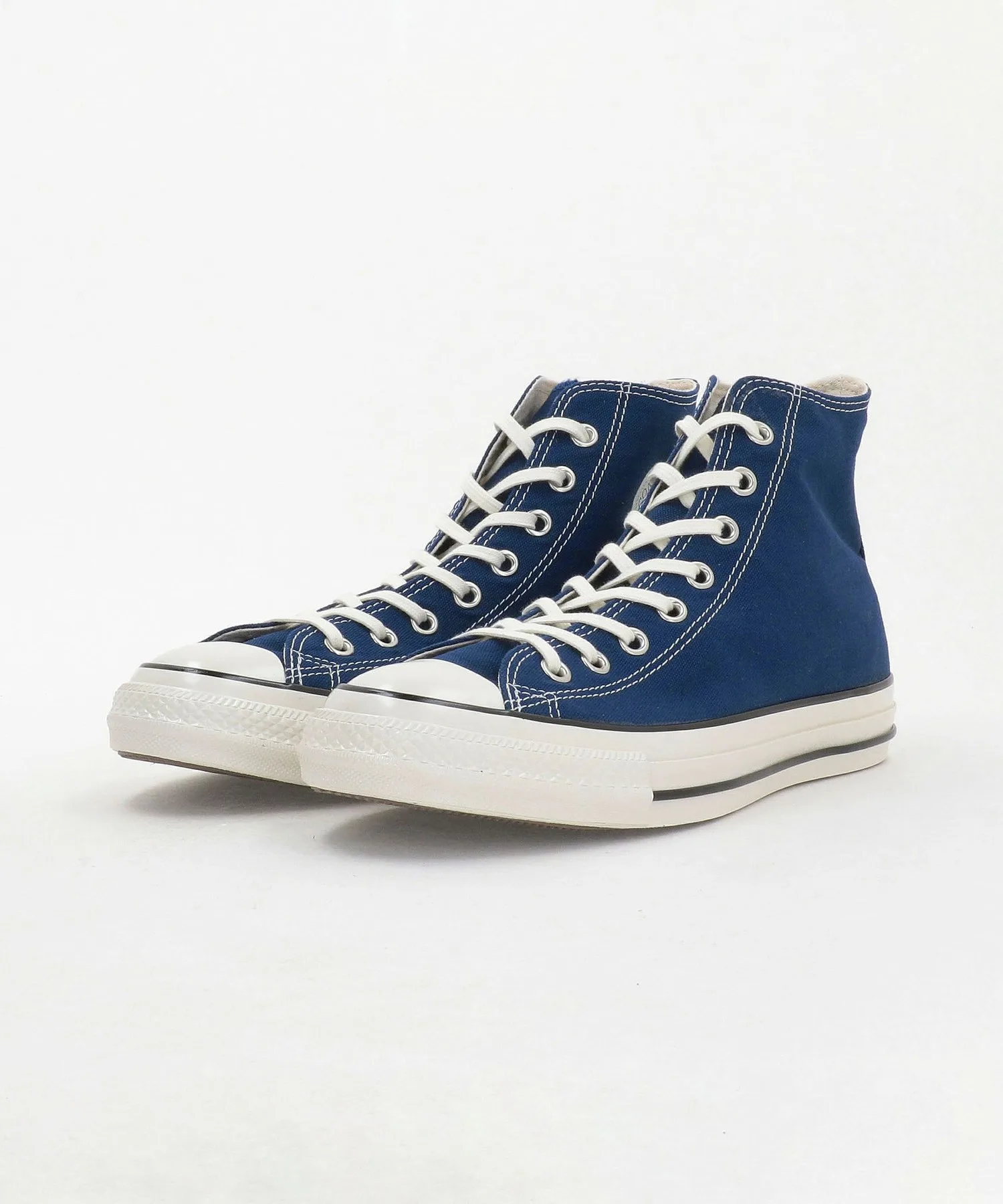 Мужские кроссовки высокие Converse All Star Aged Canvas синие — фото 3