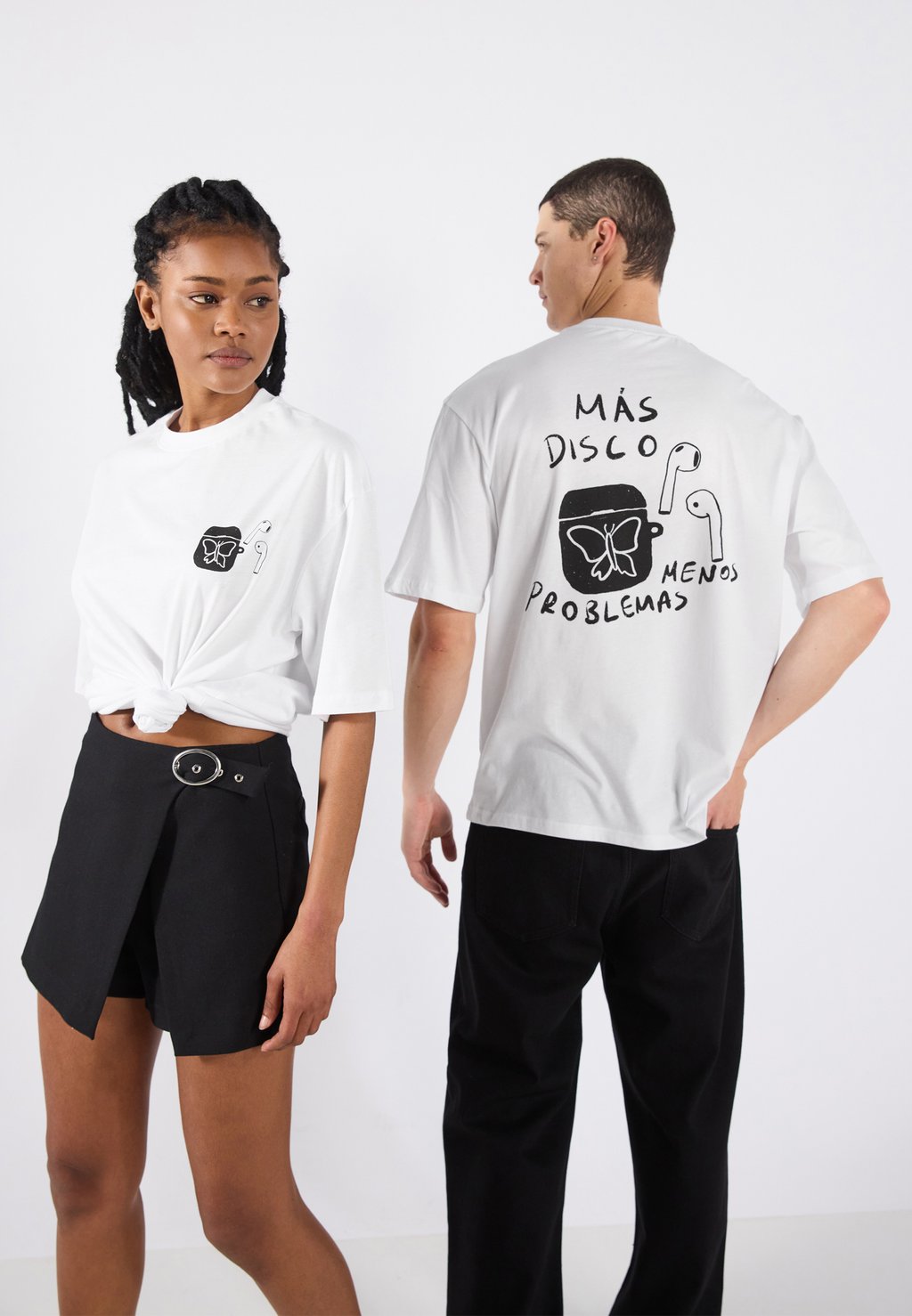 

Футболка с принтом UNISEX YOURTURN, белый
