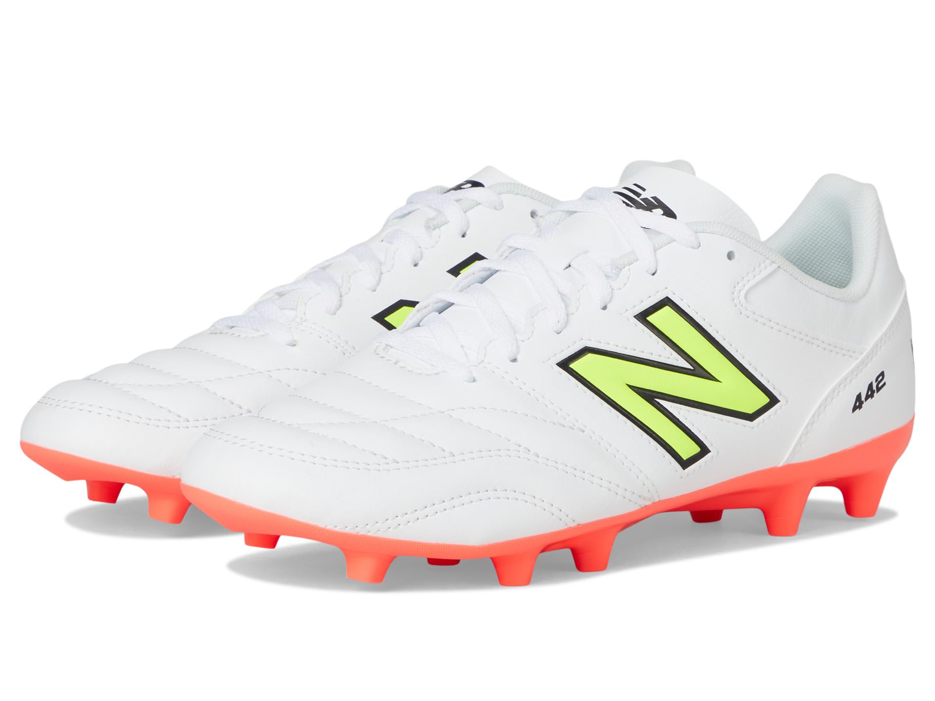 

Кроссовки New Balance 442 Academy FG V2, цвет White/Energy Red/Hi-Lite