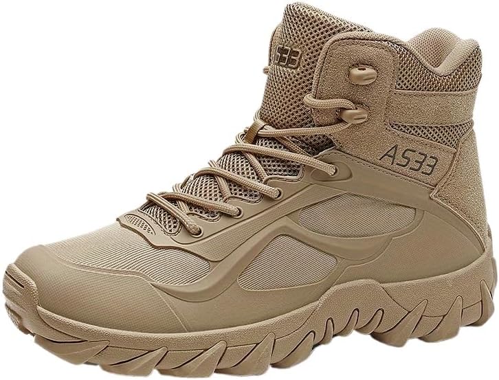 

Мужские походные ботинки Hhhchpm, износостойкие, с нескользящей подошвой, удобные ботинки для активного отдыха, походов, скалолазания, охоты и трекинга, Apricot