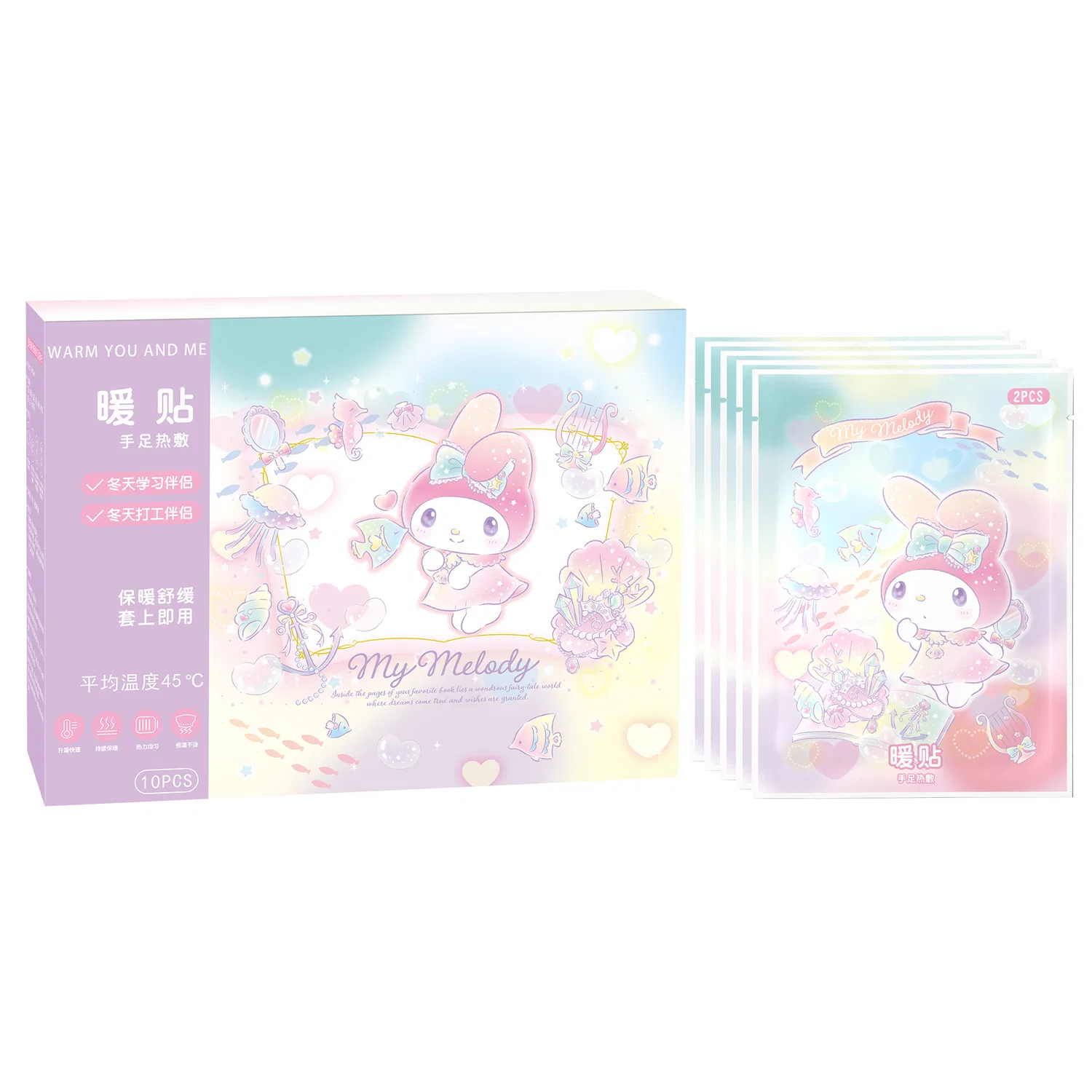 Набор греющих пластырей для рук и ног Sanrio My Melody