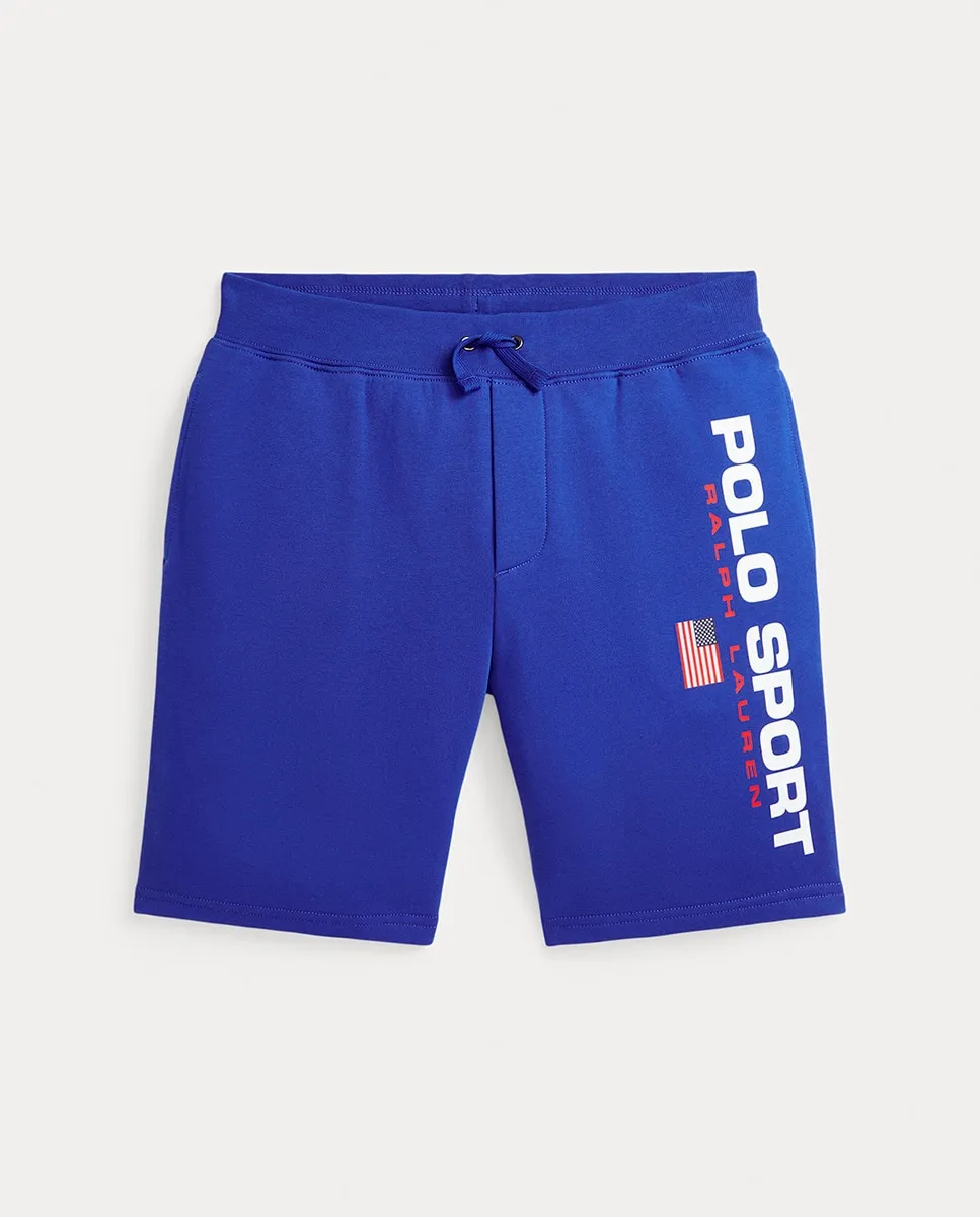 

Бермудские шорты унисекс с эластичной талией Polo Sport Polo Ralph Lauren, синий
