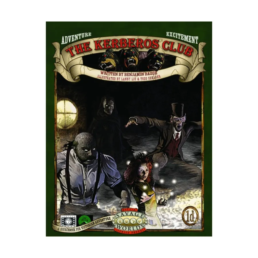 

Kerberos Club (Savage Worlds Edition) (1st Printing), Savage Worlds (Cubicle Seven), мягкая обложка
