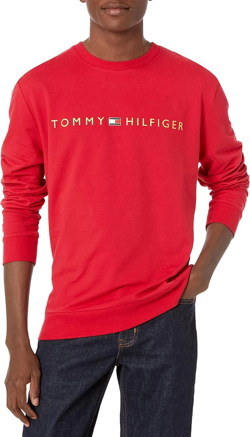 Tommy Hilfiger Modern Essentials футболка из френч терри, Mahogany