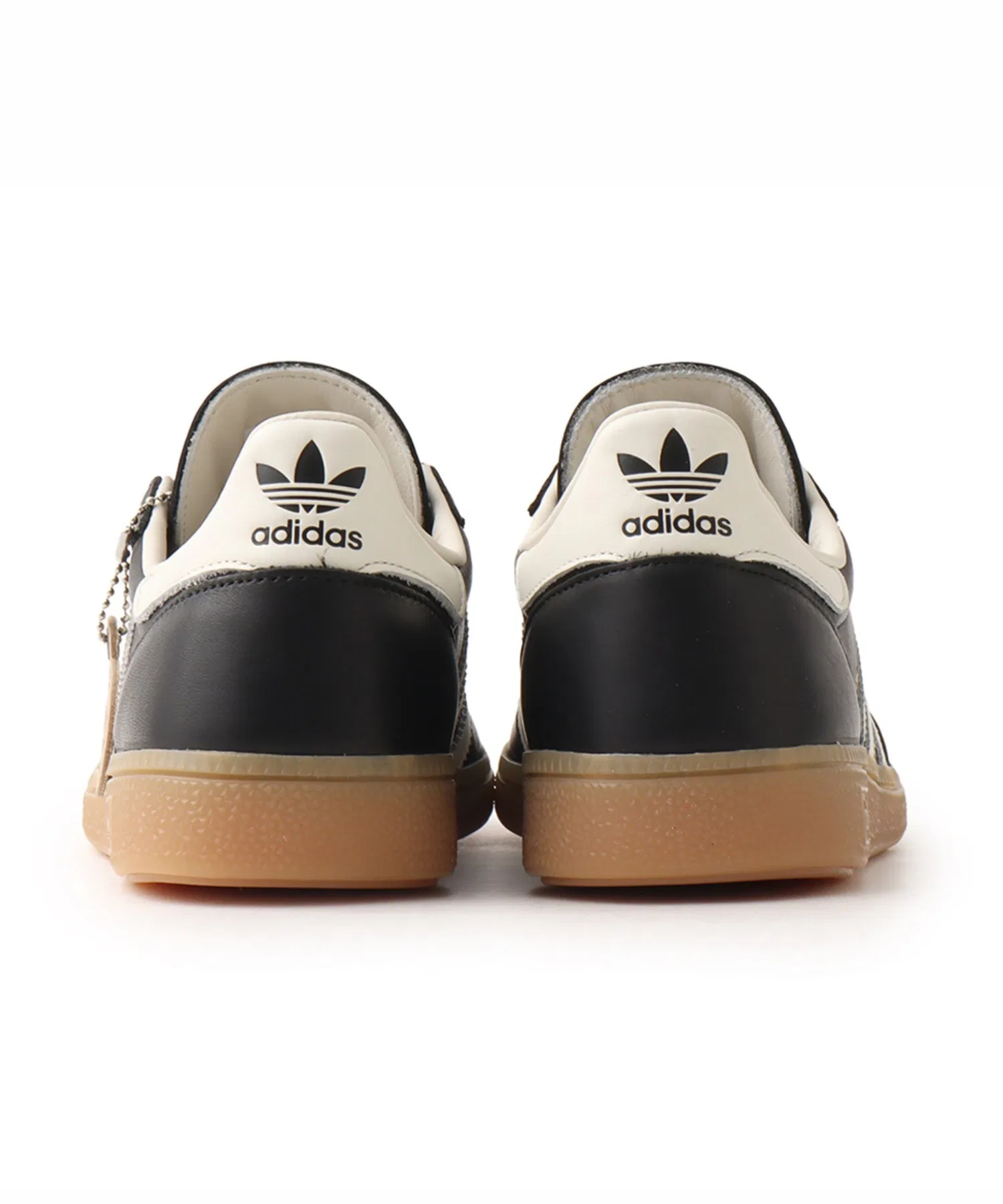 Мужские кроссовки adidas HANDBALL SPEZIAL из кожи чёрные — фото 3