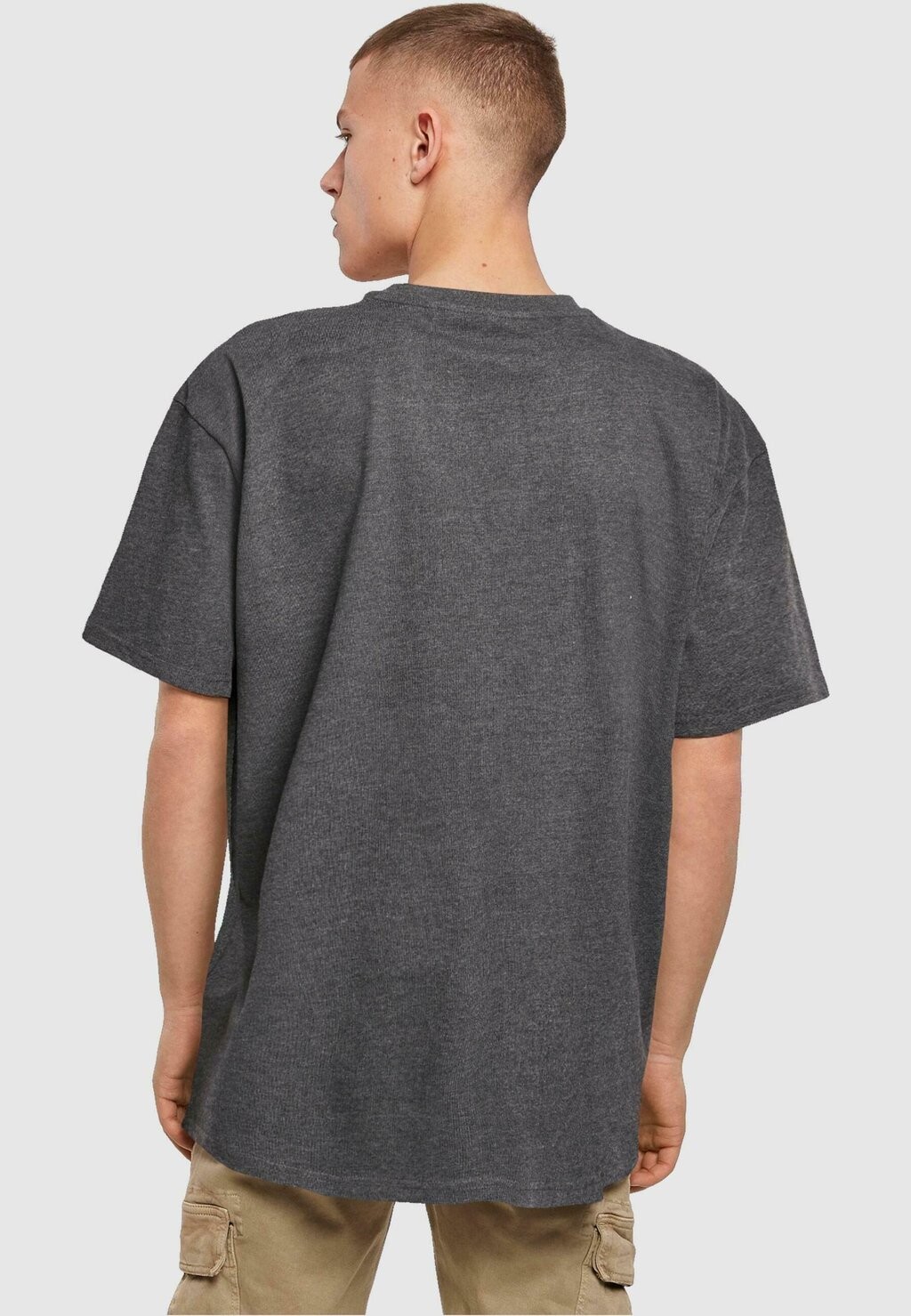 

Футболка с принтом FATHERS DAY KING DAD HEAVY OVERSIZE Merchcode, серый