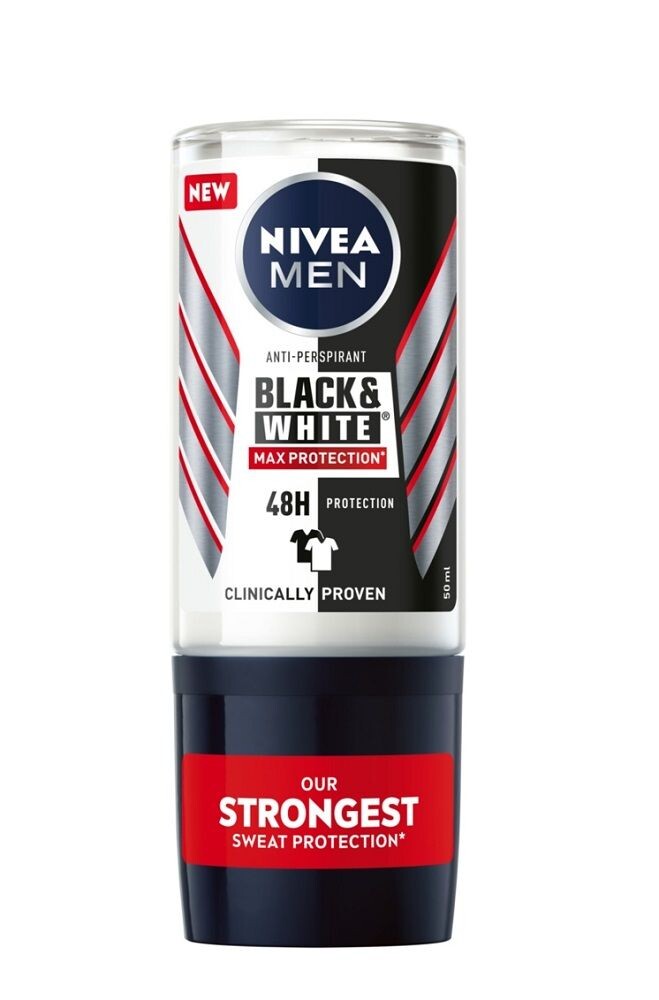 

Nivea Men Black&White Max Protectionантиперспирант для мужчин, 50 ml