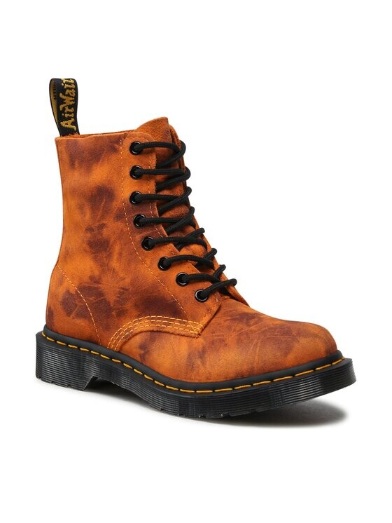 

Ботинки на шнуровке Dr. Martens, оранжевый
