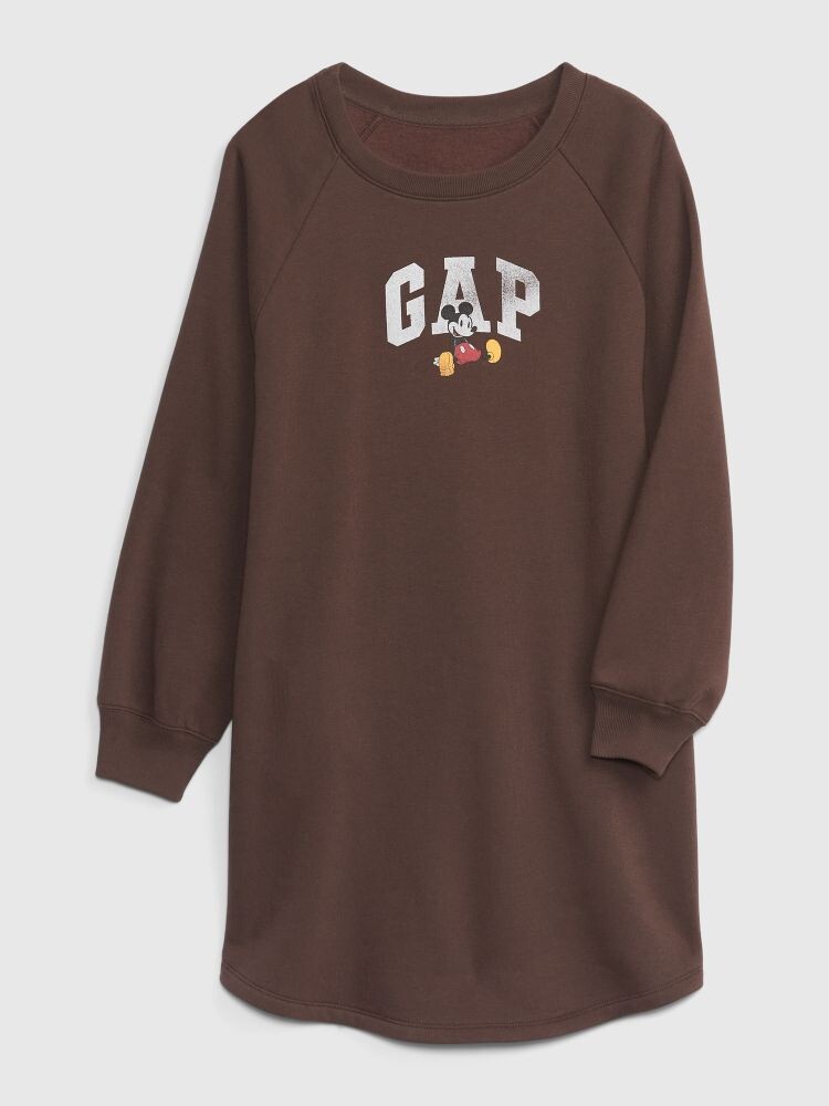 

Детское платье-толстовка Gap, коричневый