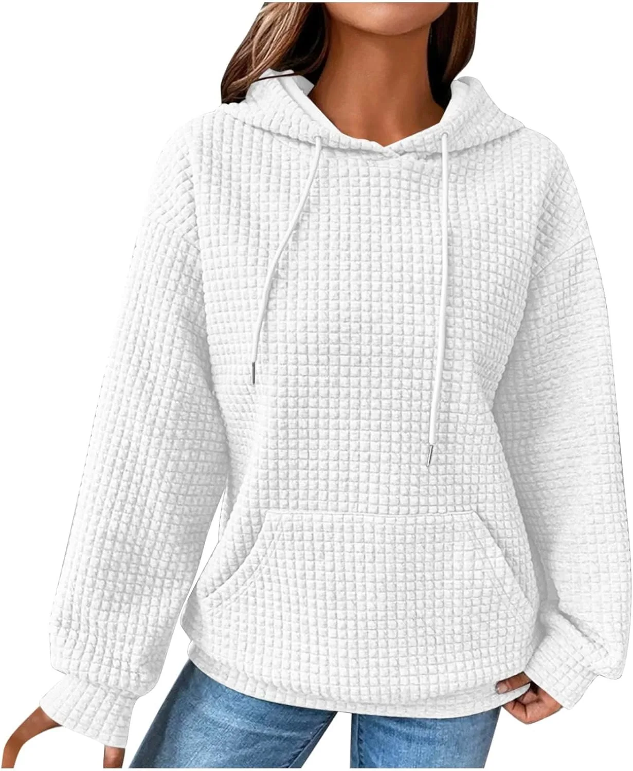 

Толстовка для женщин Casual Hooded, легкая, с длинными рукавами и карманом