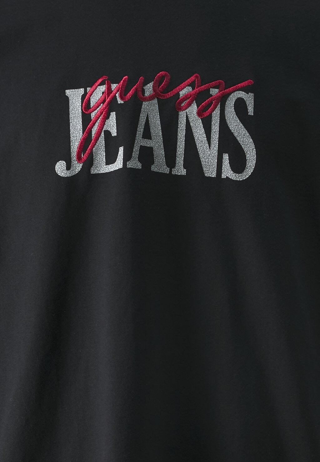 

Футболка с принтом TEE Guess Jeans, черный