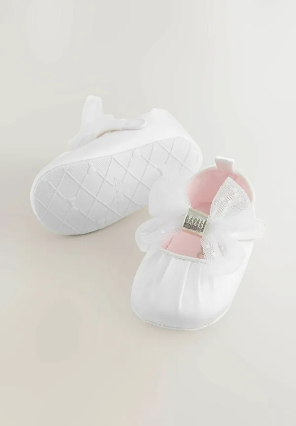 Детские туфли-мэри-джейн стандартного кроя с бантом Baker By Ted Baker, Ivory — фото 4