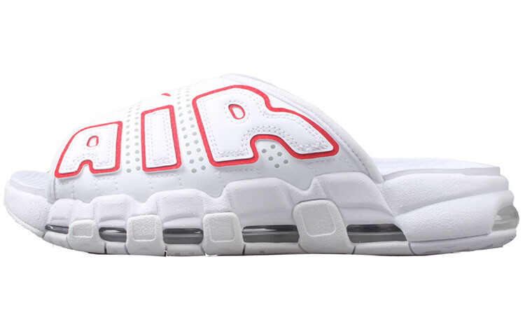 Женские шлепанцы Nike Air More Uptempo, White/Red