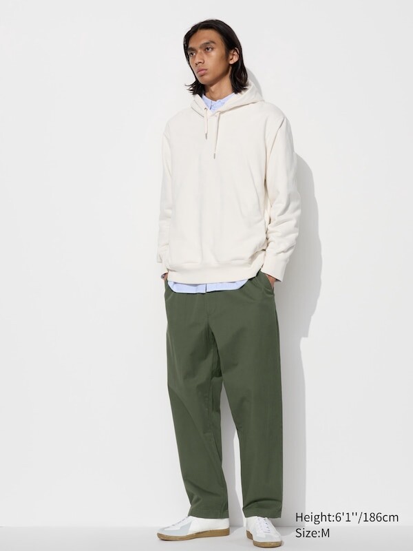 

Эластичные легкие брюки по щиколотку Uniqlo, зеленый
