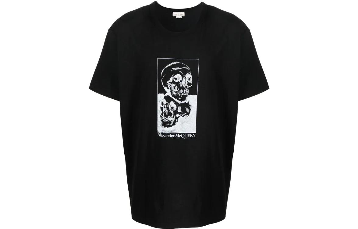 

Мужская футболка SS22 Alexander McQueen, черный