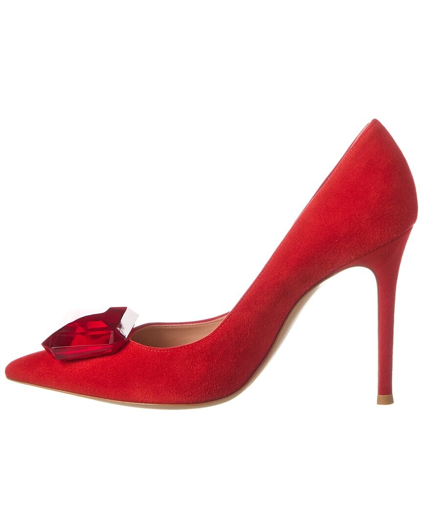 

Замшевые туфли Gianvito Rossi Jaipur 105, красный