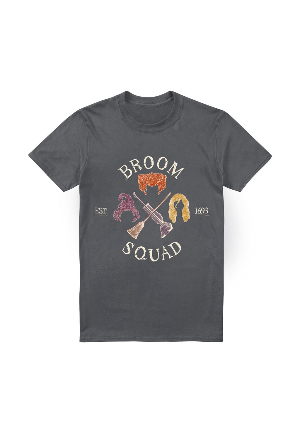 

Футболка с принтом HOCUS POCUS SANDERSON SISTERS BROOM SQUAD Disney, антрацит