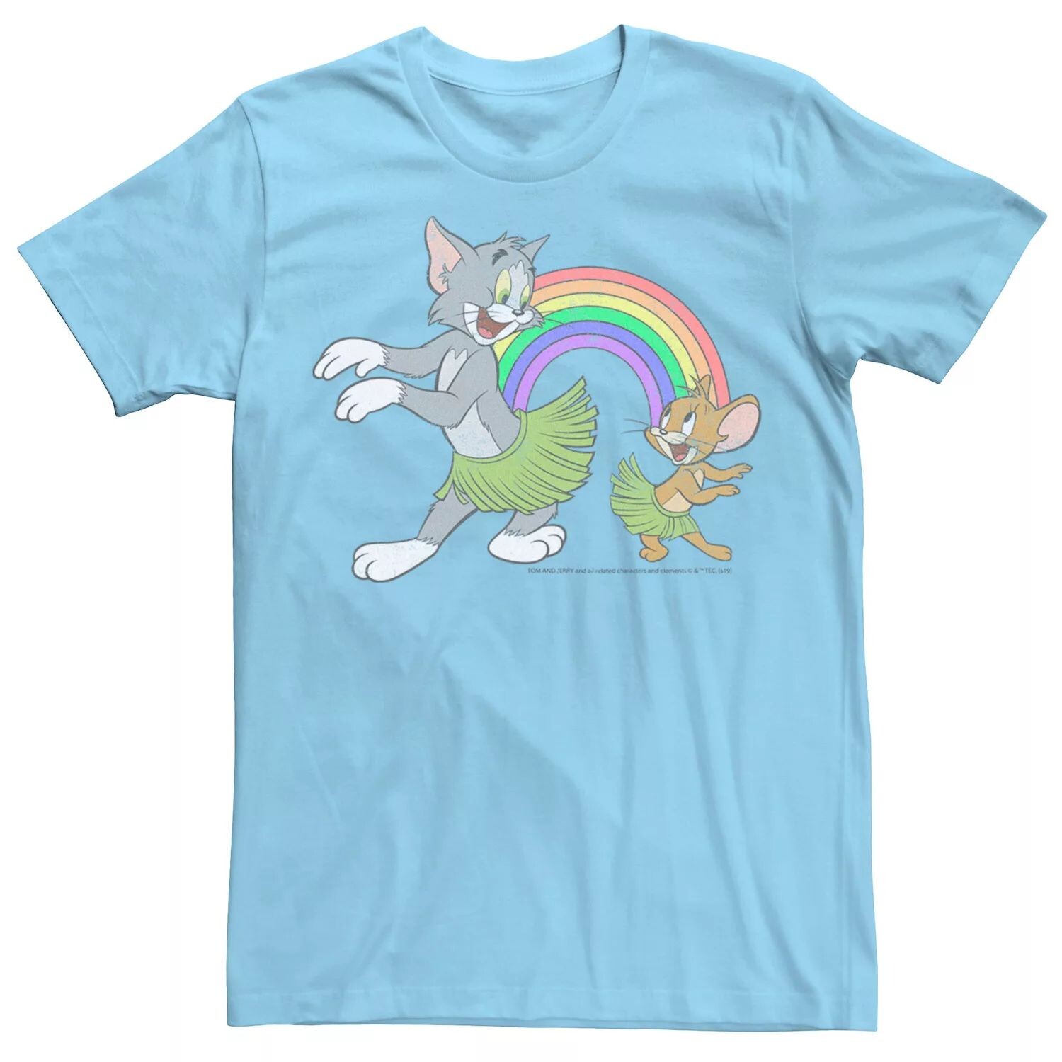 

Мужская футболка Looney Tunes Tom & Jerry Vintage Aloha Rainbow Licensed Character