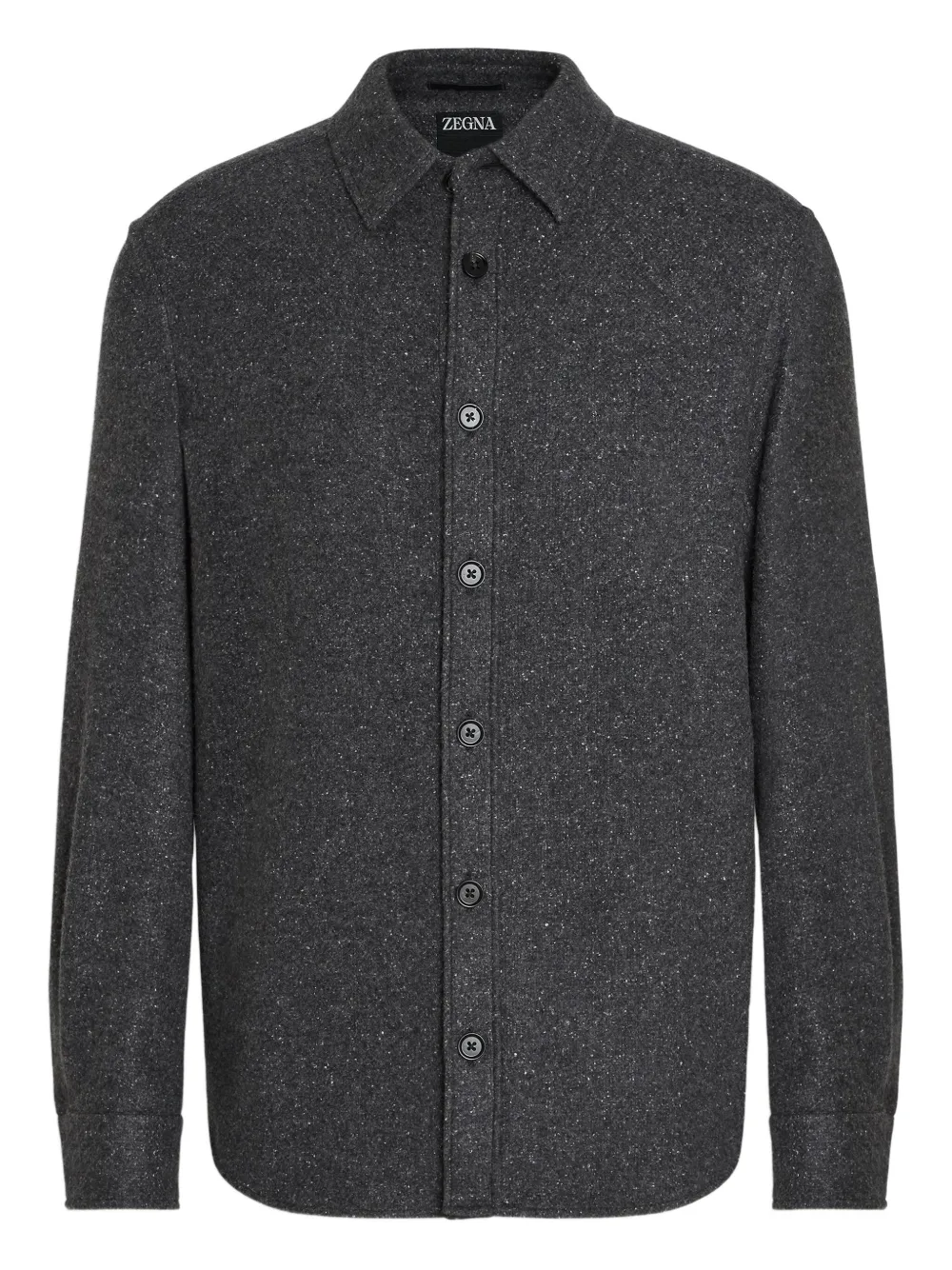 

Рубашка с длинными рукавами Zegna, серый