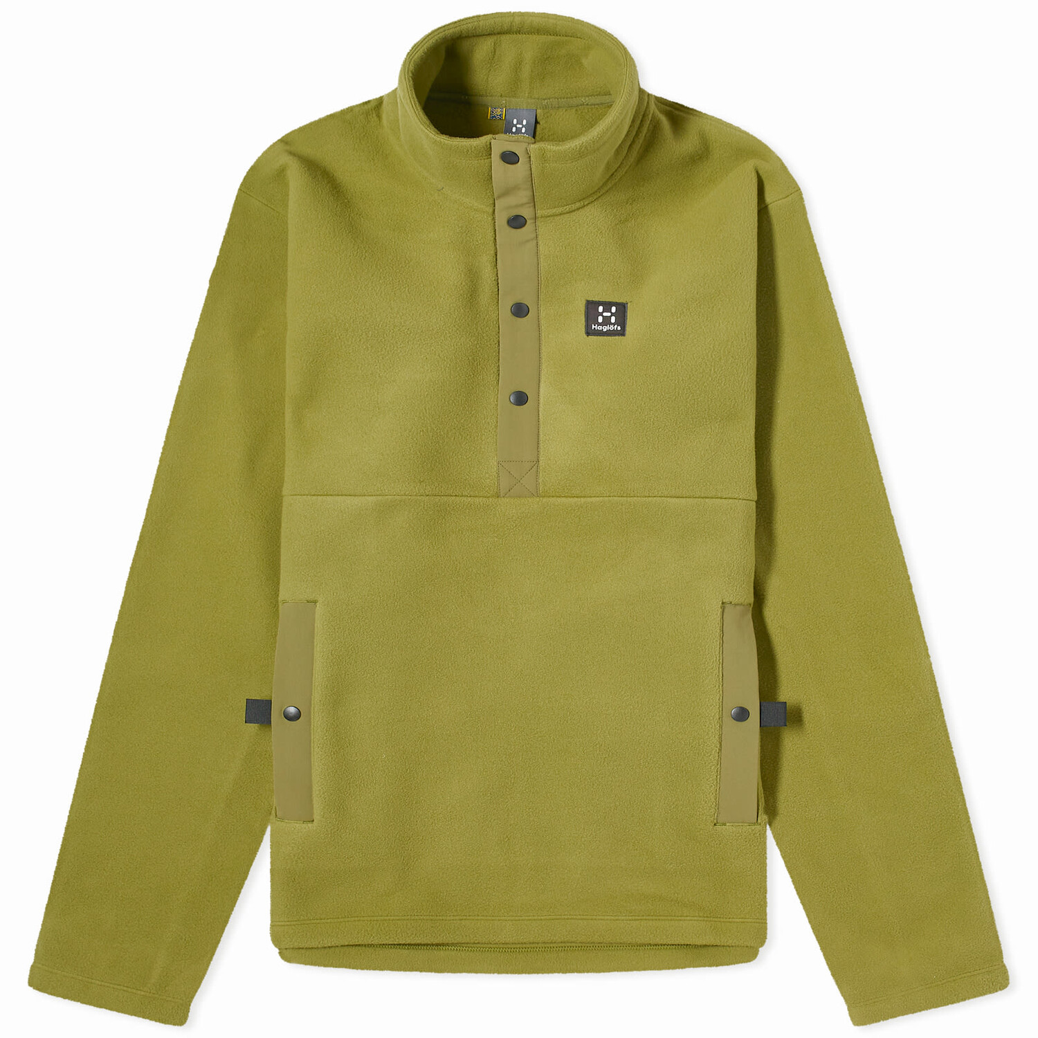 

Флис Haglöfs Mora Mid Half Snap Fleece, цвет Olive Green