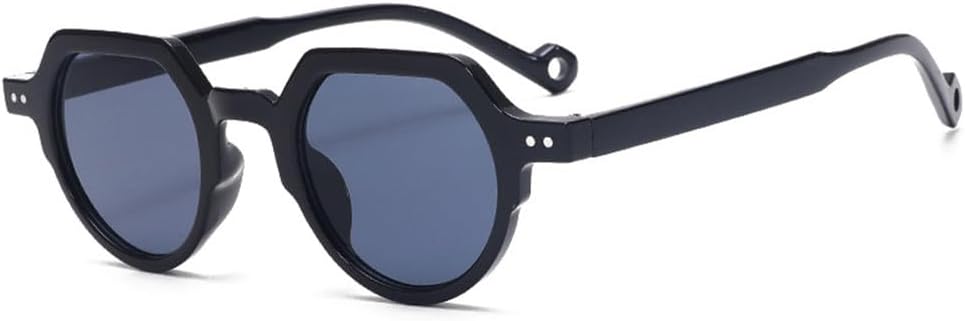 

Модные маленькие овальные солнцезащитные очки для женщин в винтажном панк-стиле, ретро-очки конфетных цветов, леопардовый принт, защита от ультрафиолета UV400 KTUCN, Black Grey