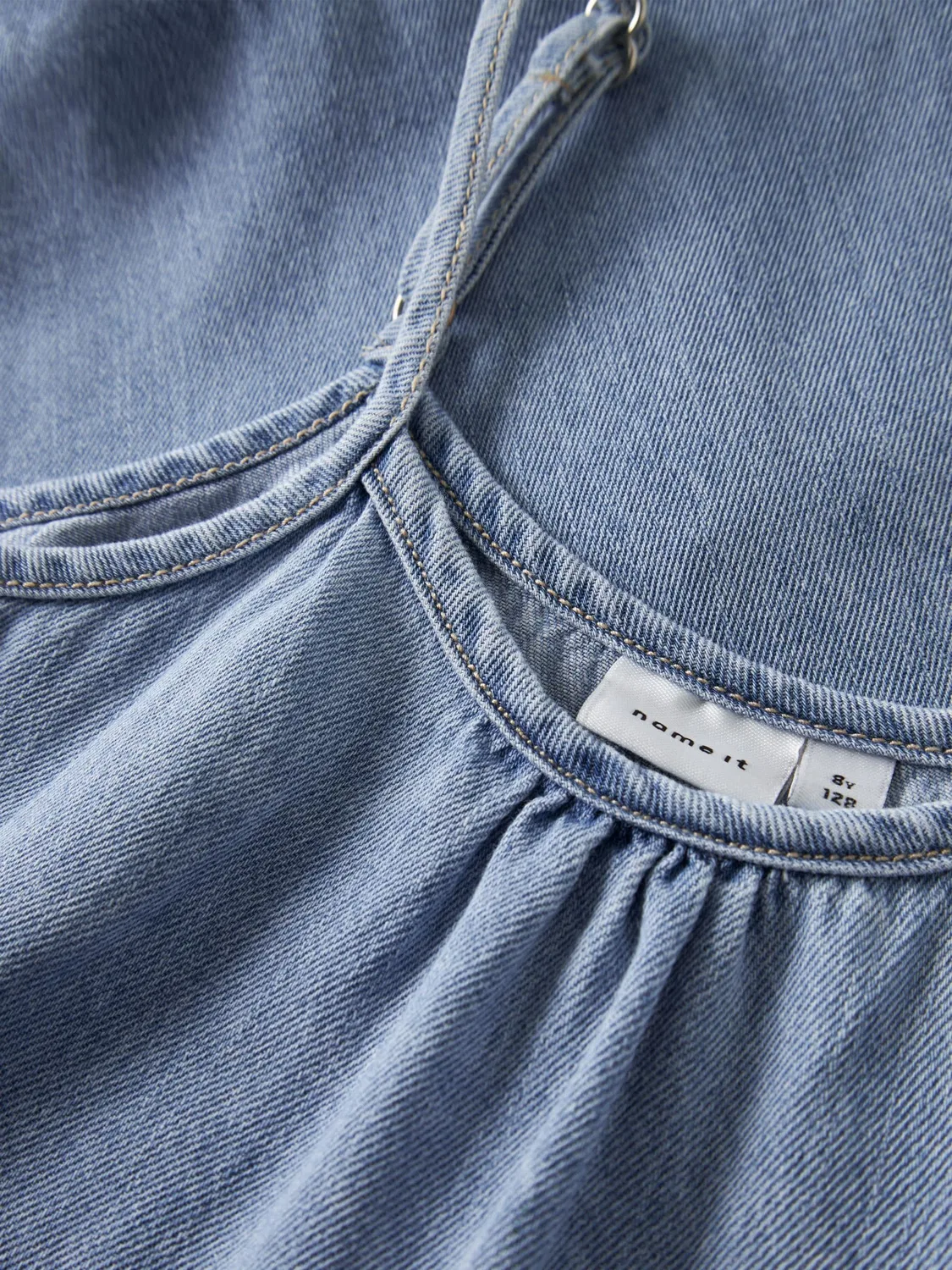 Платье джинсовое Name it, light blue denim — фото 4