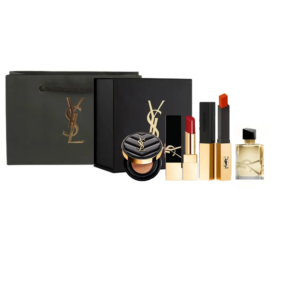 

Набор для макияжа goddess beloved gift set, легко растушевывается, бархатисто-сатиновая текстура, натуральный матовый финиш SAINT LAURENT, золотой bar 2024 formal wear+черный золотой 19710.8g+черный leather b20+freedom water 7.5m (черный)