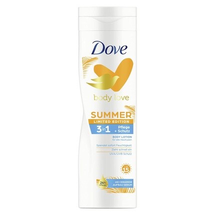 

Dove Body Love лосьон для тела 24-часовой уход с защитой от UVA/UVB и SPF15 для всех типов кожи 250 мл