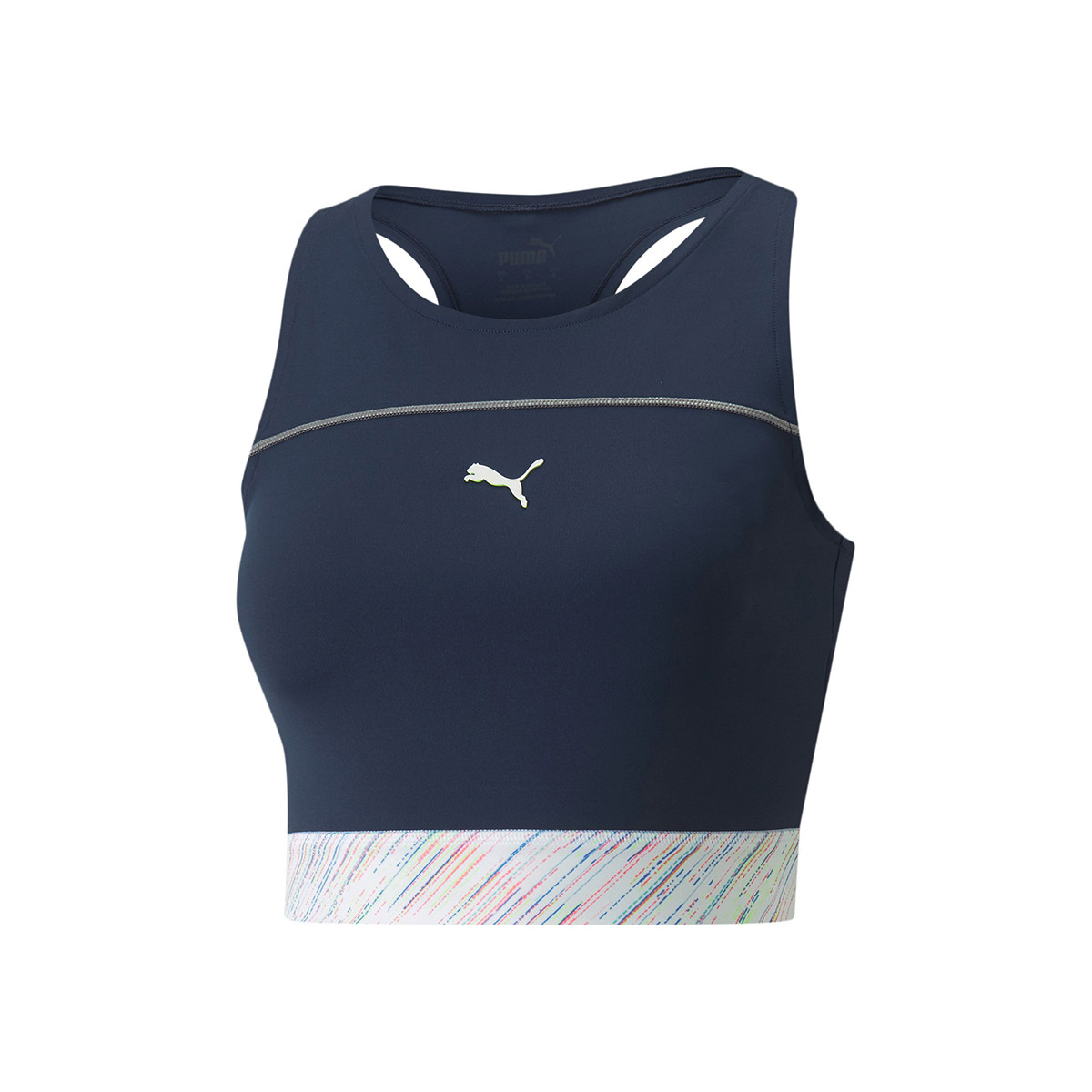 

PUMA Топ-майка женская синяя черная