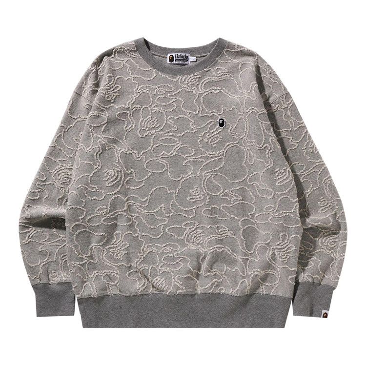 

Свитер BAPE Neon Camo Jacquard Relaxed Fit Crewneck, Grey