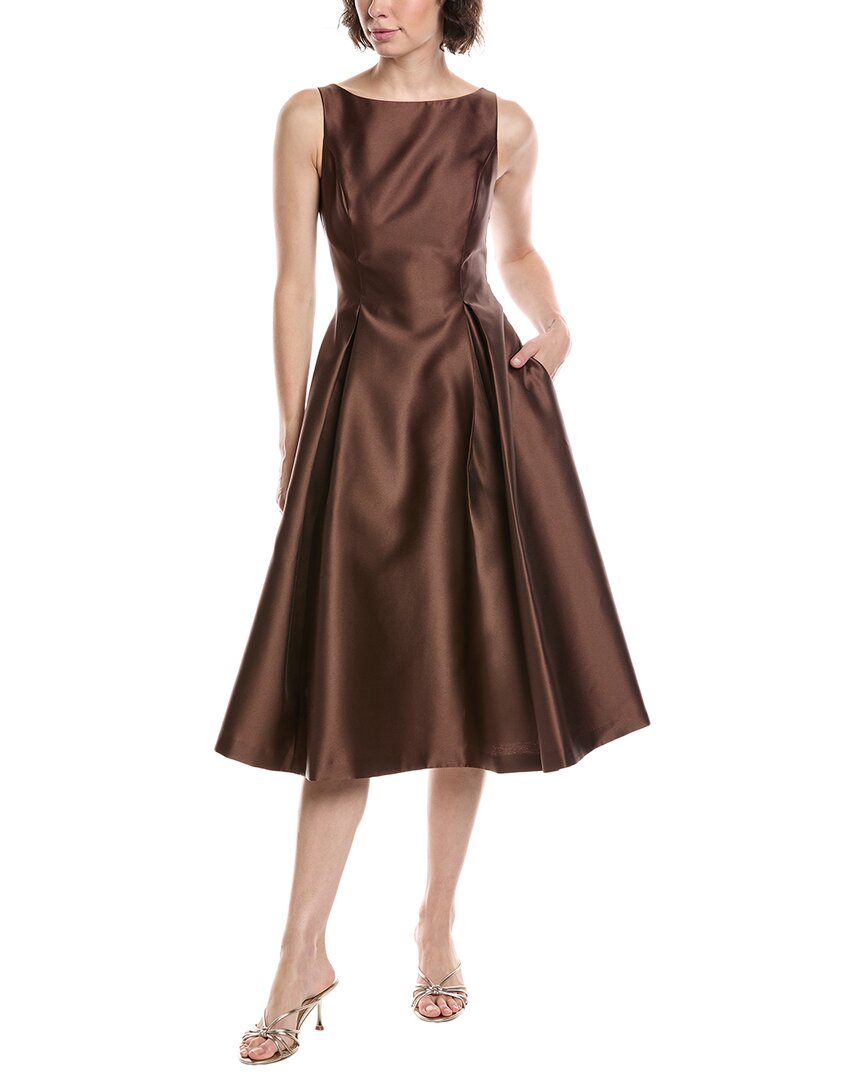 

Платье-трапеция Adrianna Papell, коричневый