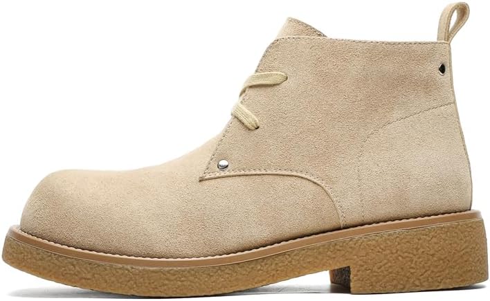 

Замшевые ботинки чукка Desert, повседневные ботинки до щиколотки с кремовой подошвой, доступны в бежевом и коричневом цвете Conson-Ks