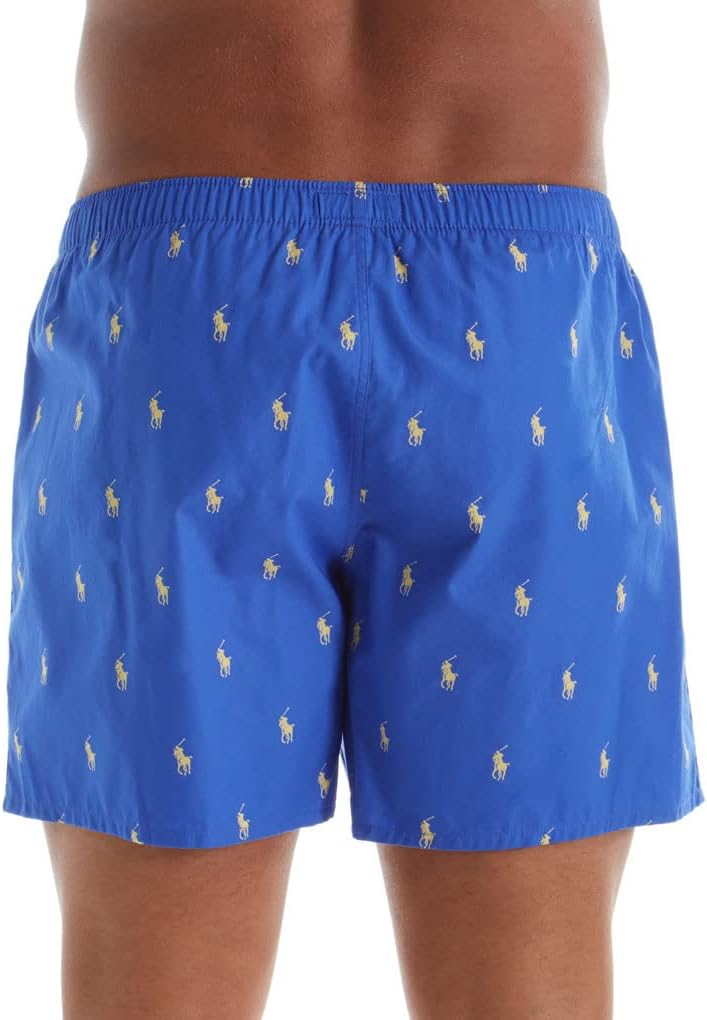 Polo Ralph Lauren Мужские боксеры All Over Pony Player Woven, Cruise Navy/Red & White Aopp — фото 4