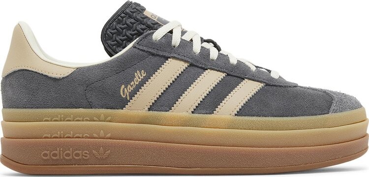Кроссовки Wmns Gazelle Bold 'Grey Magic Beige Gum', серый