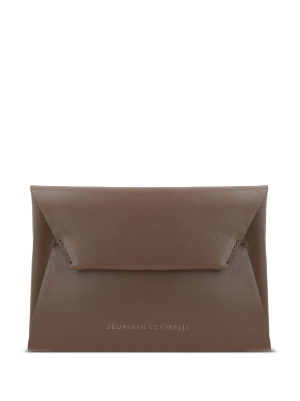 

Клатч Duo Brunello Cucinelli, коричневый
