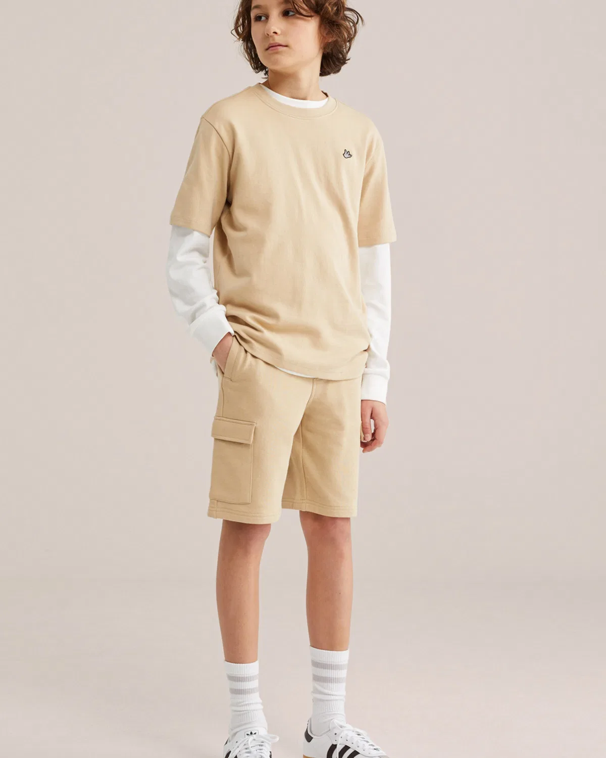 Обычные брюки We Fashion, Sand — фото 4