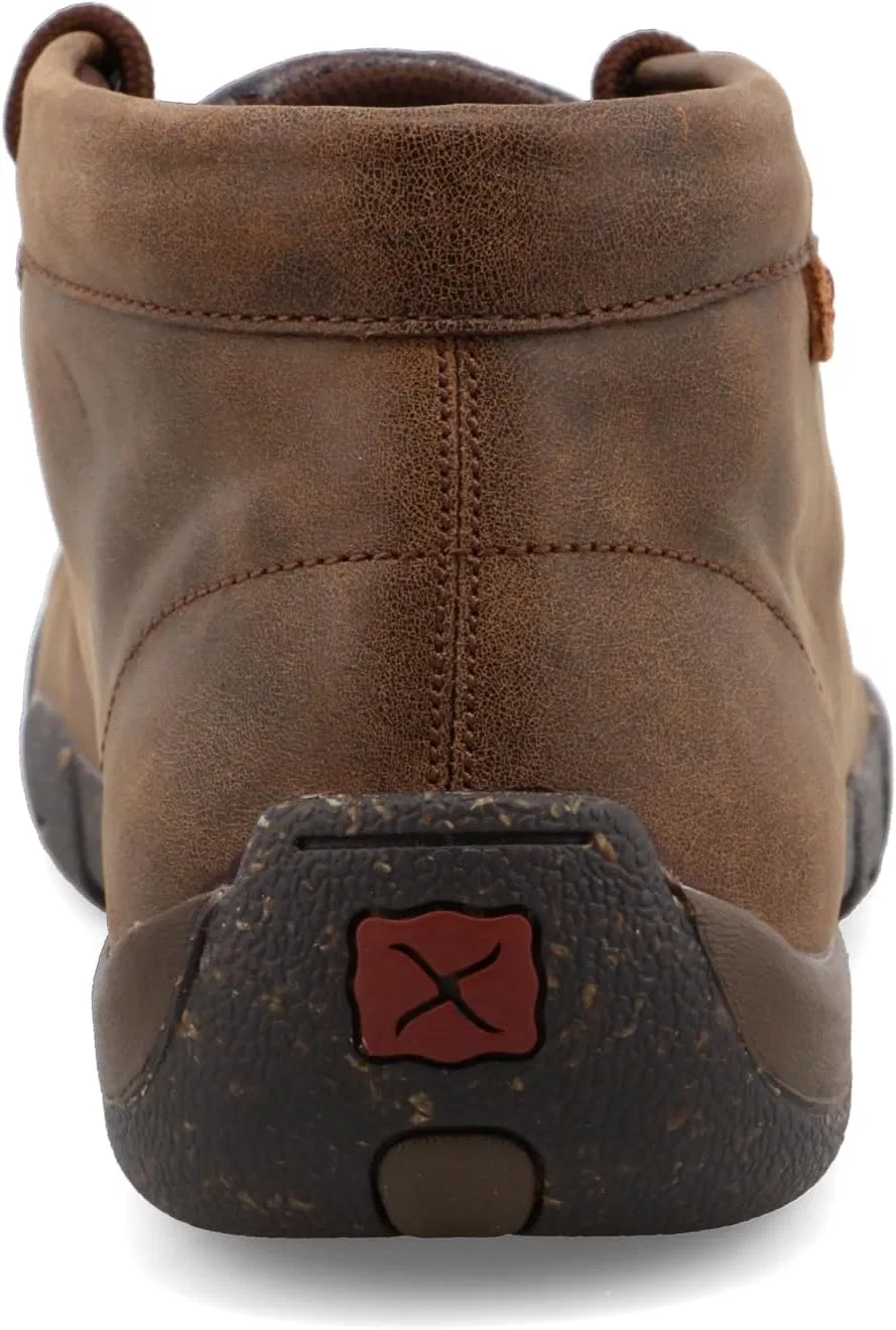 Ботинки Chukka Twisted X, коричневый и коричневый страус — фото 3