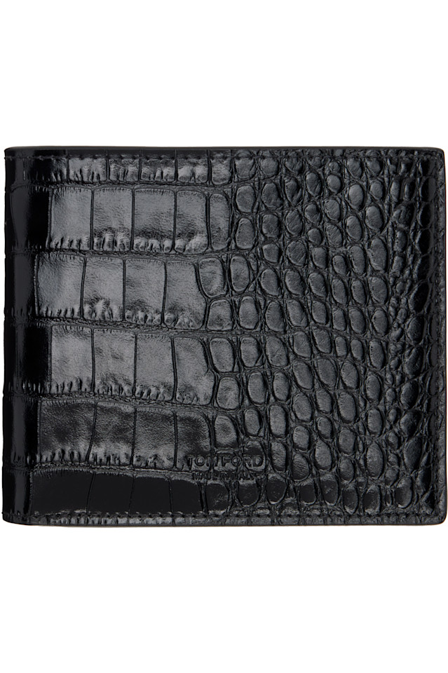 

Кошелек-Портмоне Exotic Line, складной, двухстороннее Tom Ford, черный