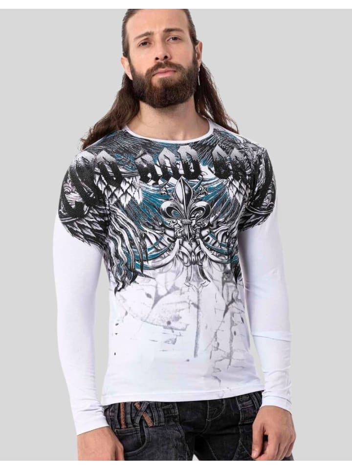 

Cipo & Baxx Белые толстовки, Белый, Cipo & Baxx Белые толстовки