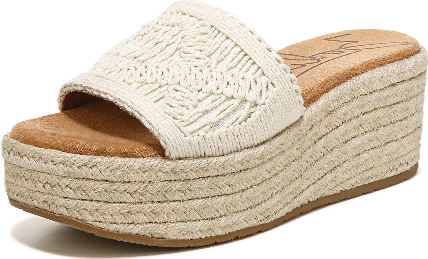 

Мужские эспадрильи на танкетке Zodiac June, связанные крючком, Natural