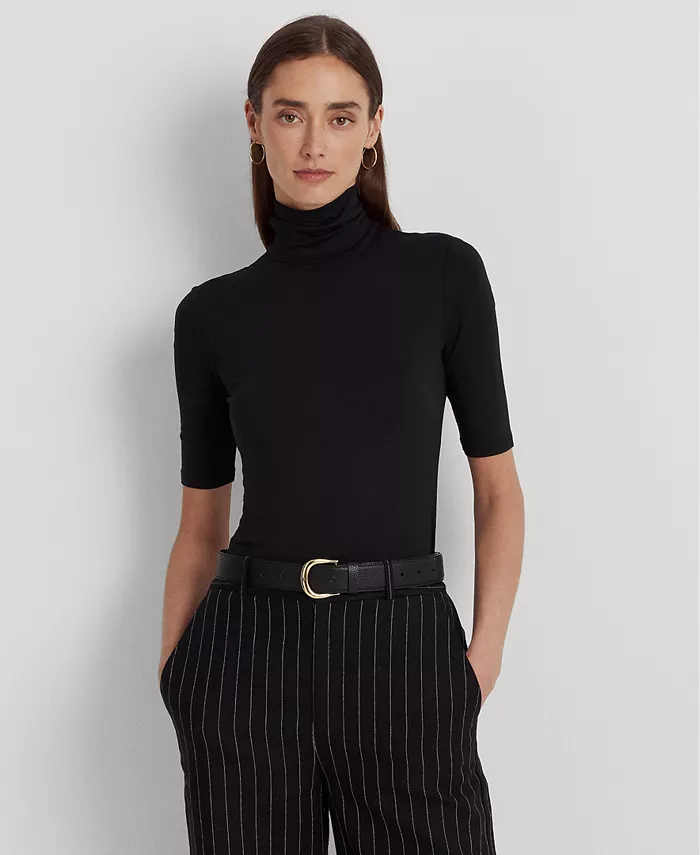 

Облегающая водолазка Lauren Ralph Lauren, черный