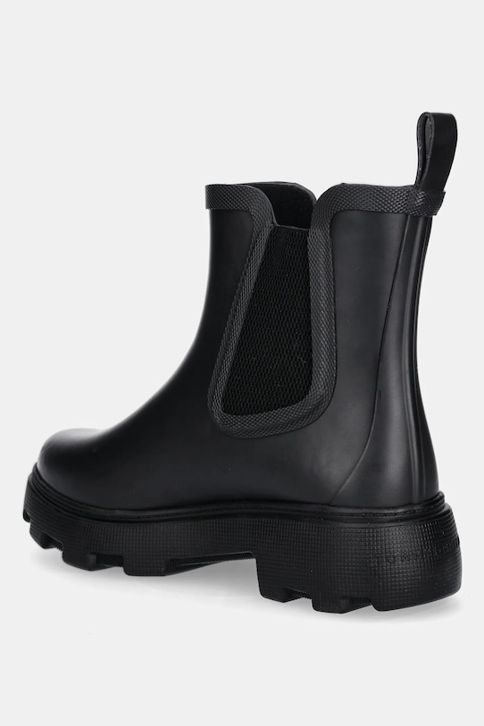 Резиновые сапоги Flag Ankle Rainboot с утепленной подкладкой Tommy Hilfiger, черный — фото 3