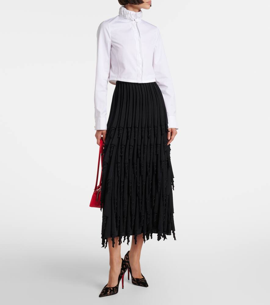 Туфли-лодочки Miss Z из бархата с леопардовым принтом Christian Louboutin, Black Copper/Lin Black — фото 3