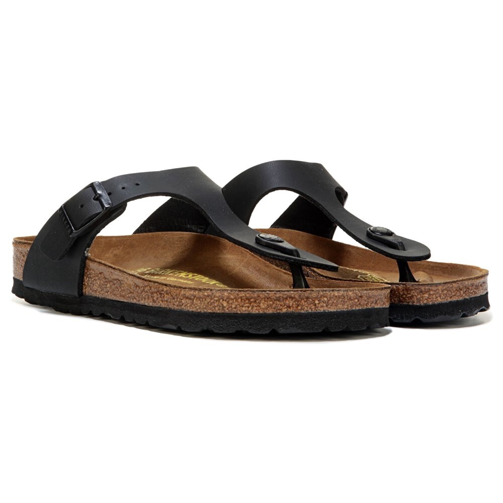 Женские сандалии Gizeh со стелькой Birkenstock, черный