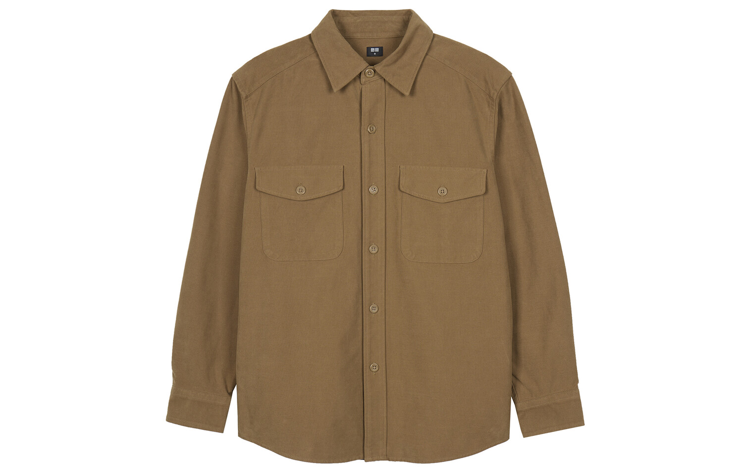 

Мужская рубашка UNIQLO, цвет Brown