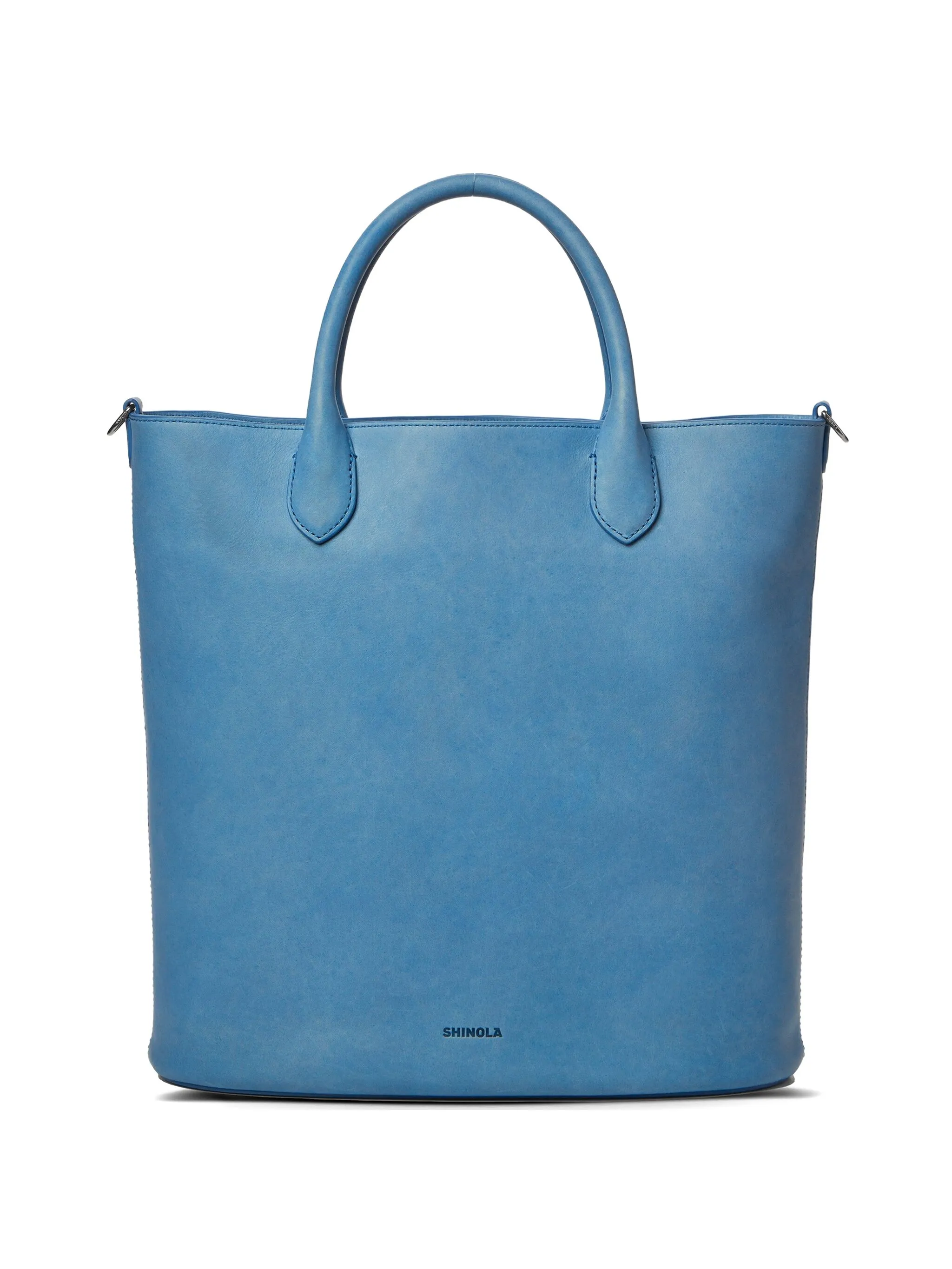 

Сумка через плечо с ремнем и верхней ручкой Shinola, синий