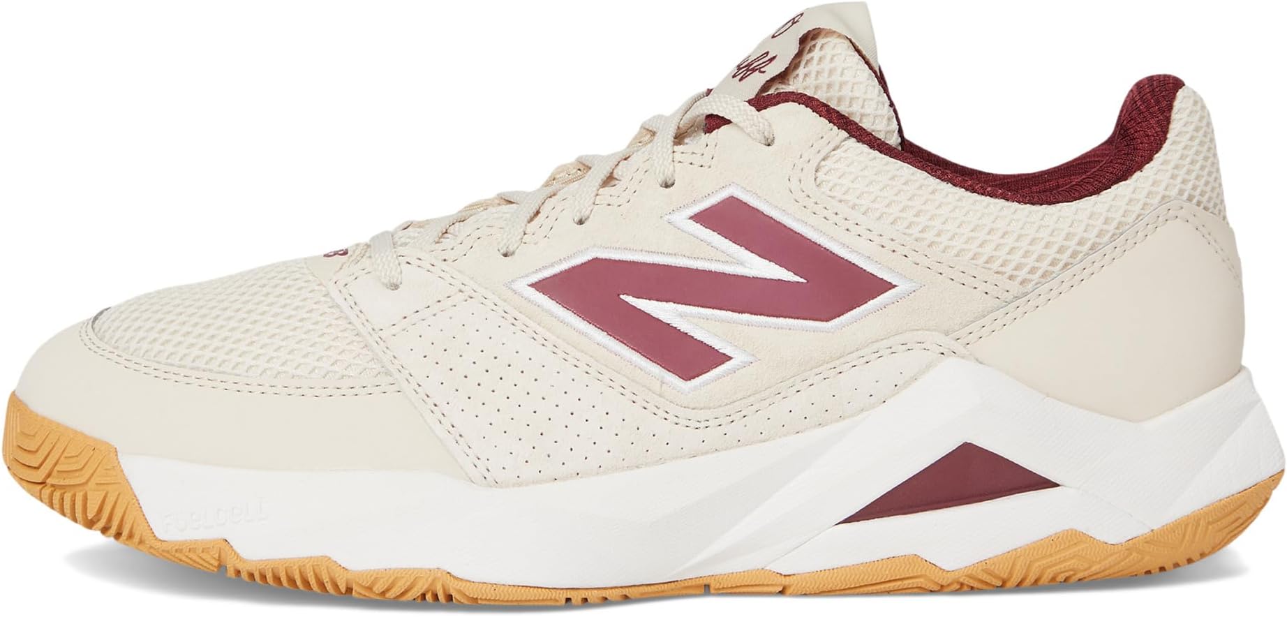 Кроссовки New Balance Coco Delray Tennis Shoes, цвет Bisque/Monarch Burgundy/Gum — фото 4